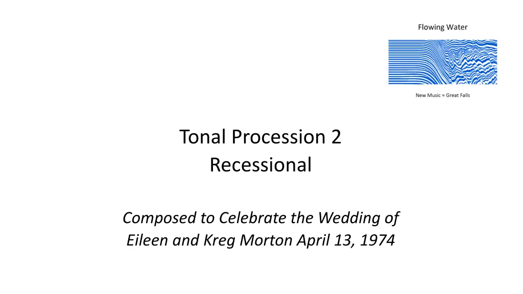 tonal procession 2 recessional