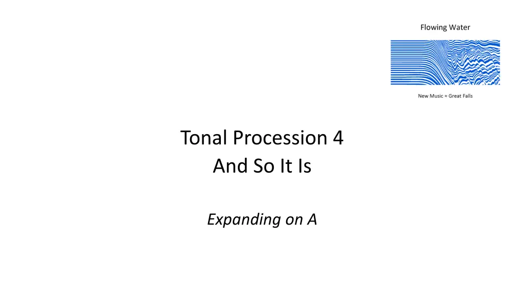 tonal procession 4 and so it is