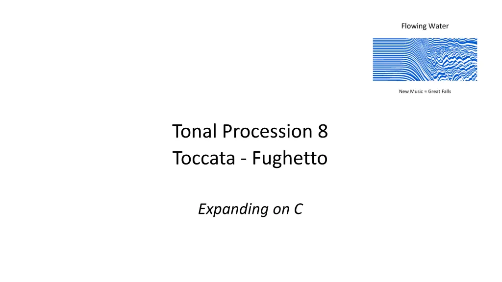 tonal procession 8 toccata fughetto