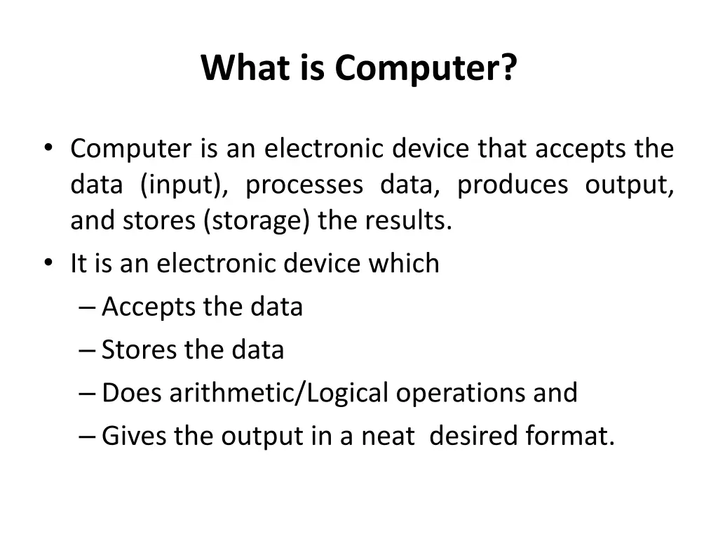 what is computer