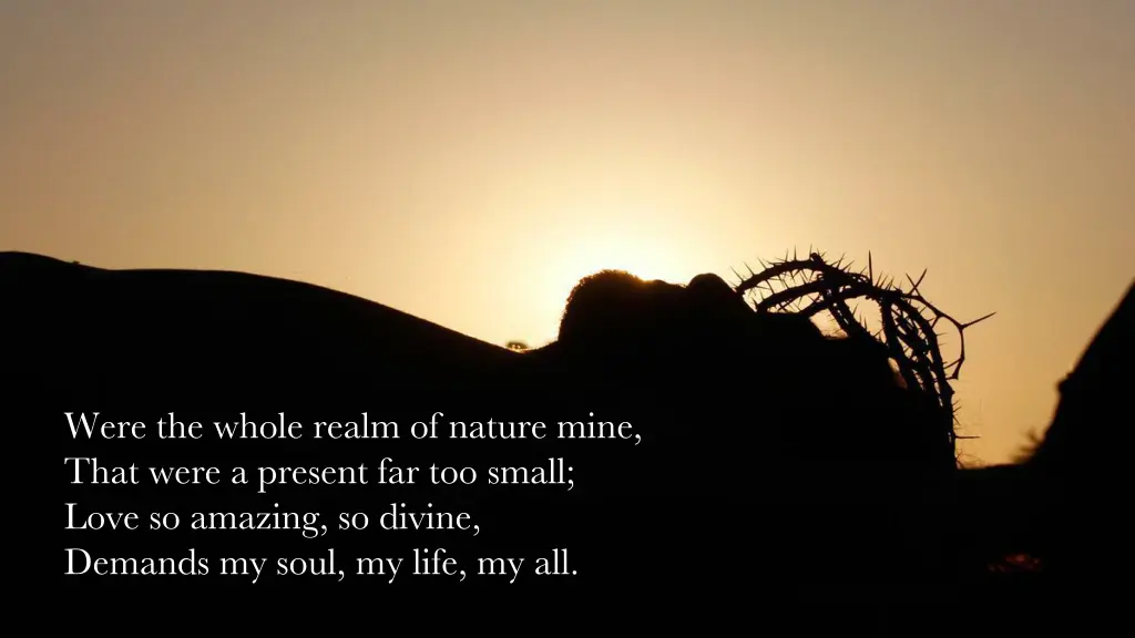 were the whole realm of nature mine that were