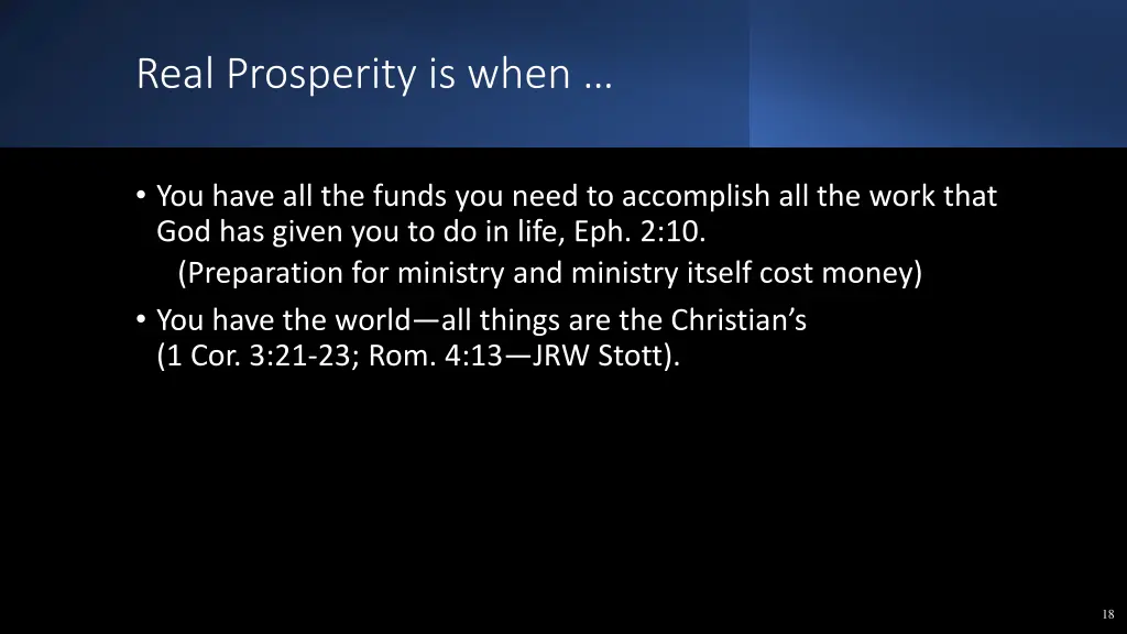 real prosperity is when 1