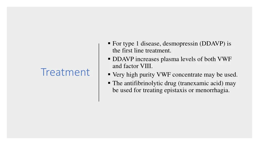 for type 1 disease desmopressin ddavp