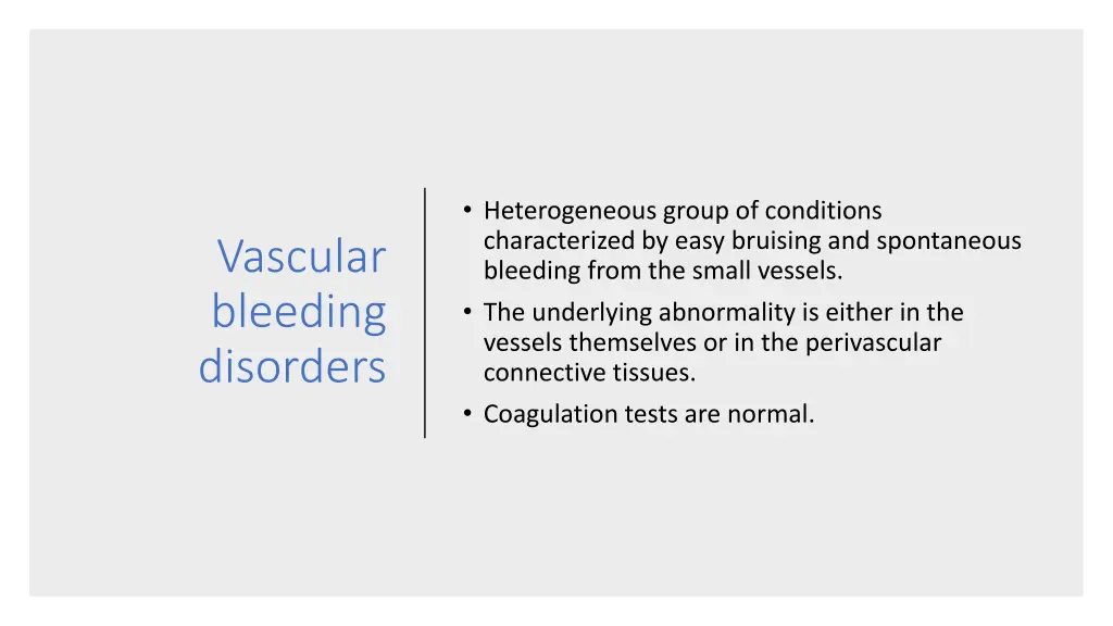 heterogeneous group of conditions characterized