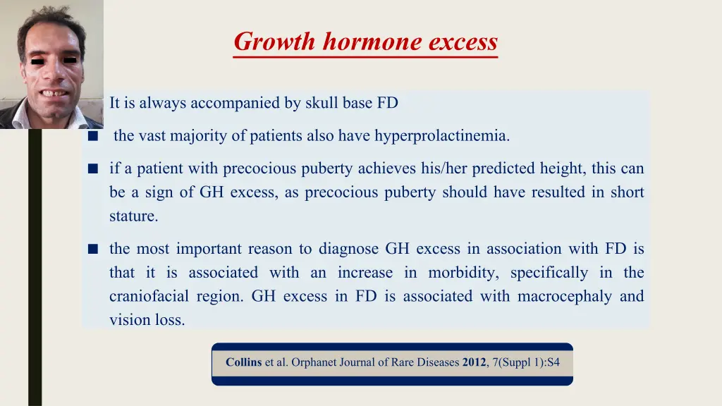 growth hormone excess