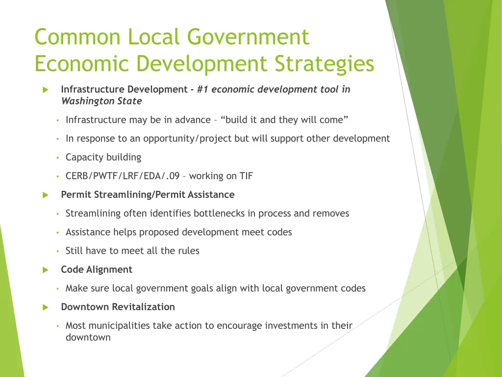 common local government economic development