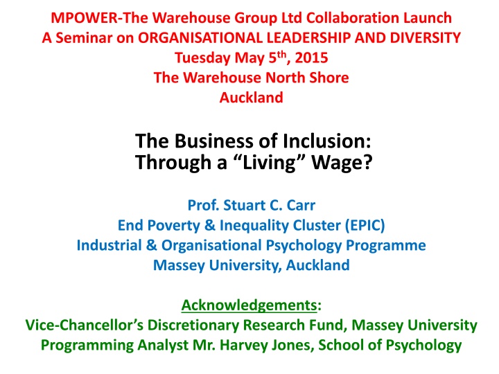 mpower the warehouse group ltd collaboration