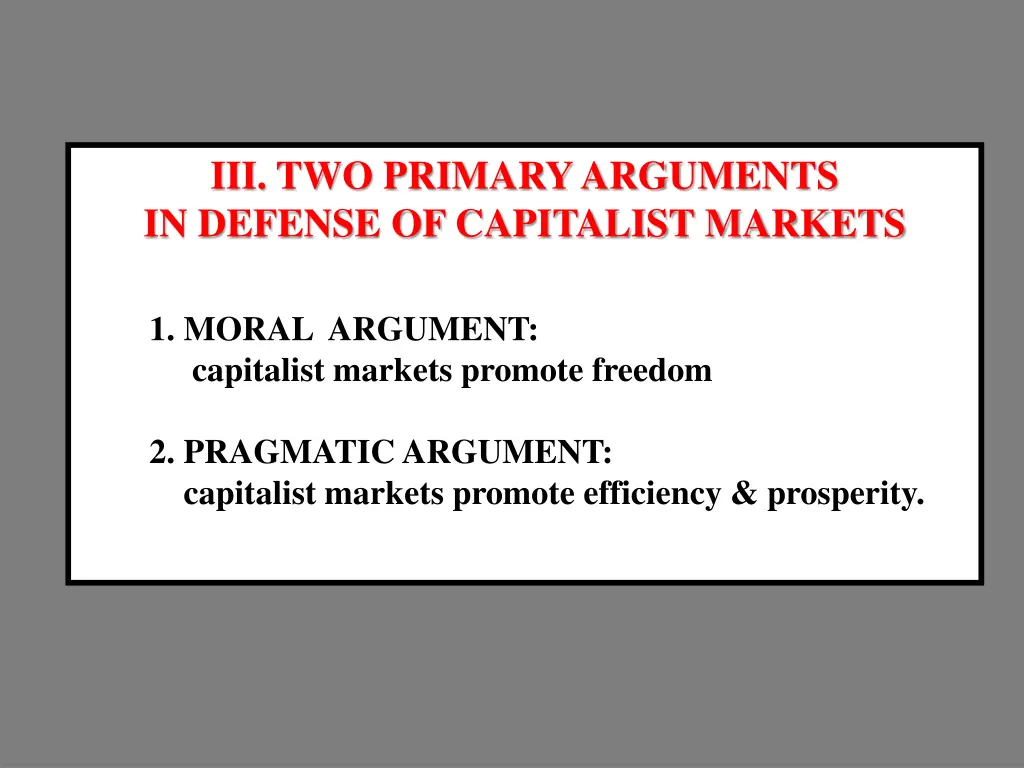 iii two primary arguments in defense 2