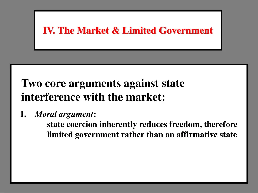 iv the market limited government 1