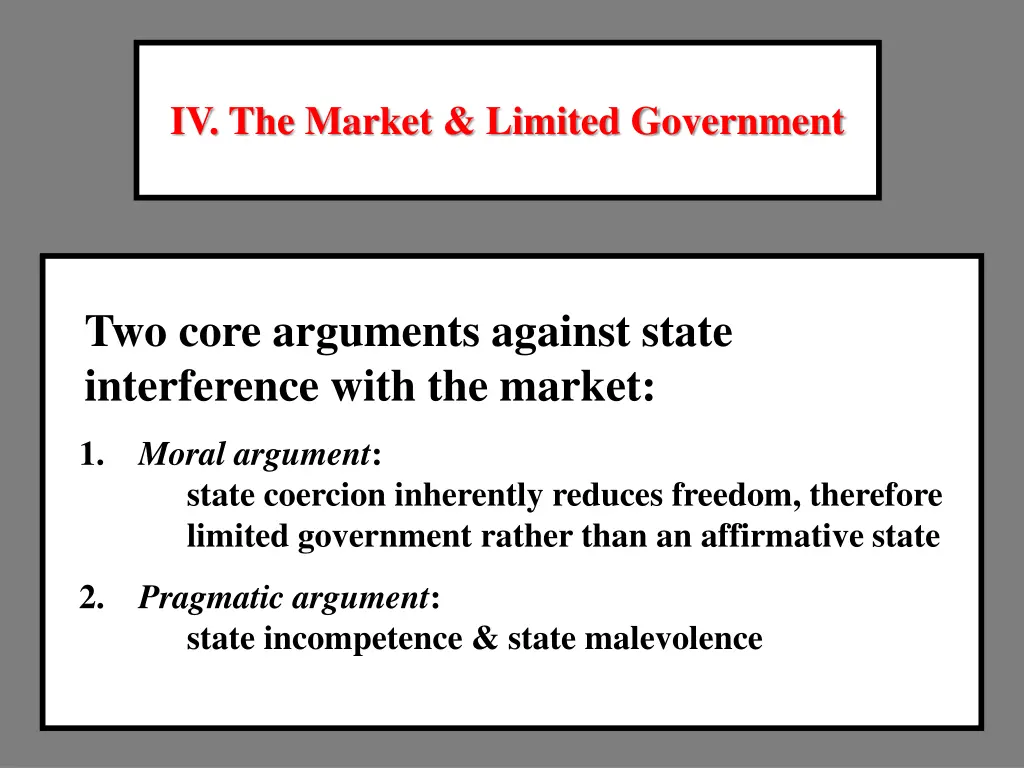iv the market limited government 2