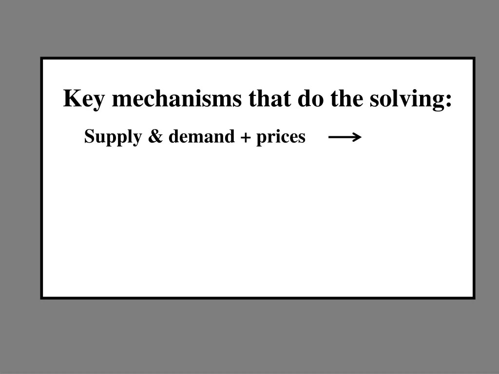 key mechanisms that do the solving 1