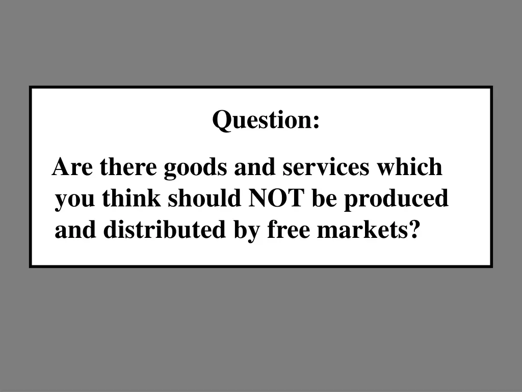 question