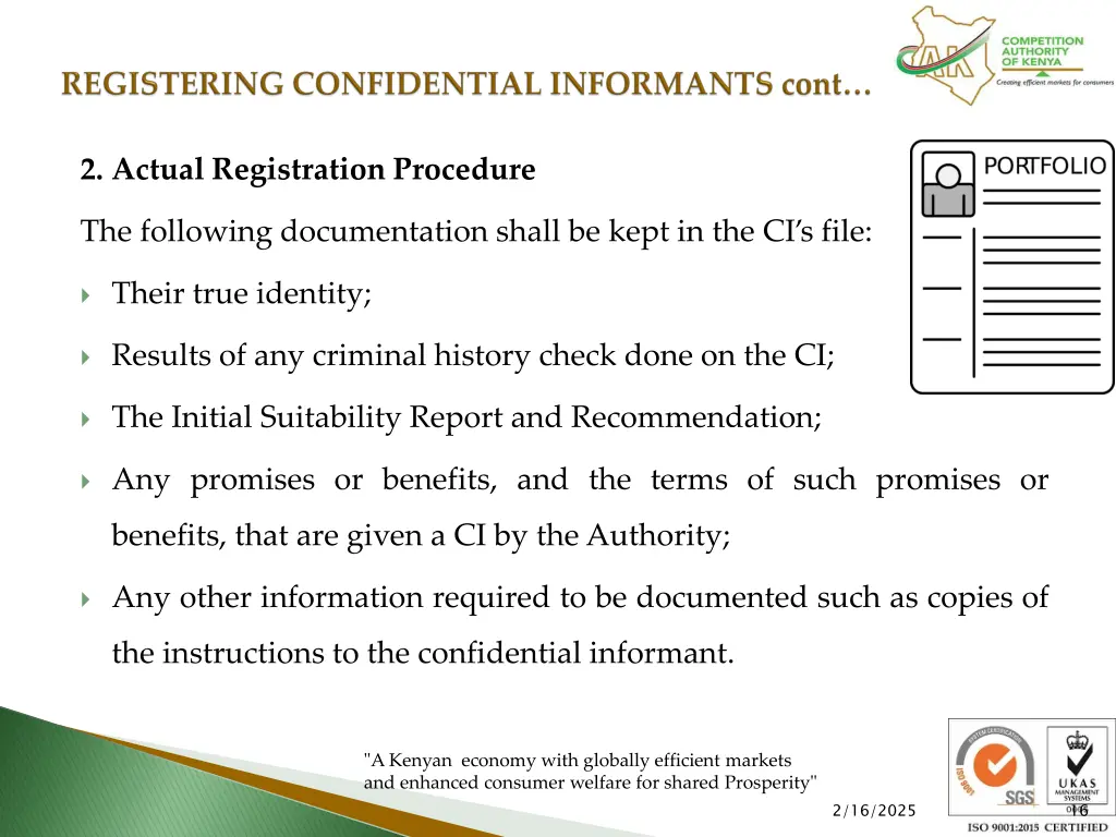 2 actual registration procedure