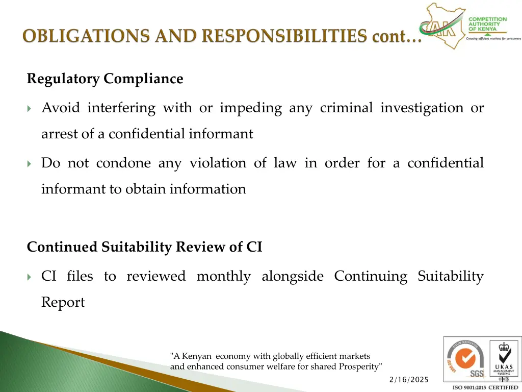 regulatory compliance