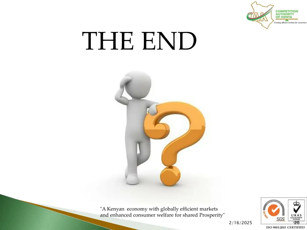the end