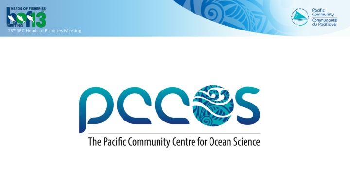 13 th spc heads of fisheries meeting