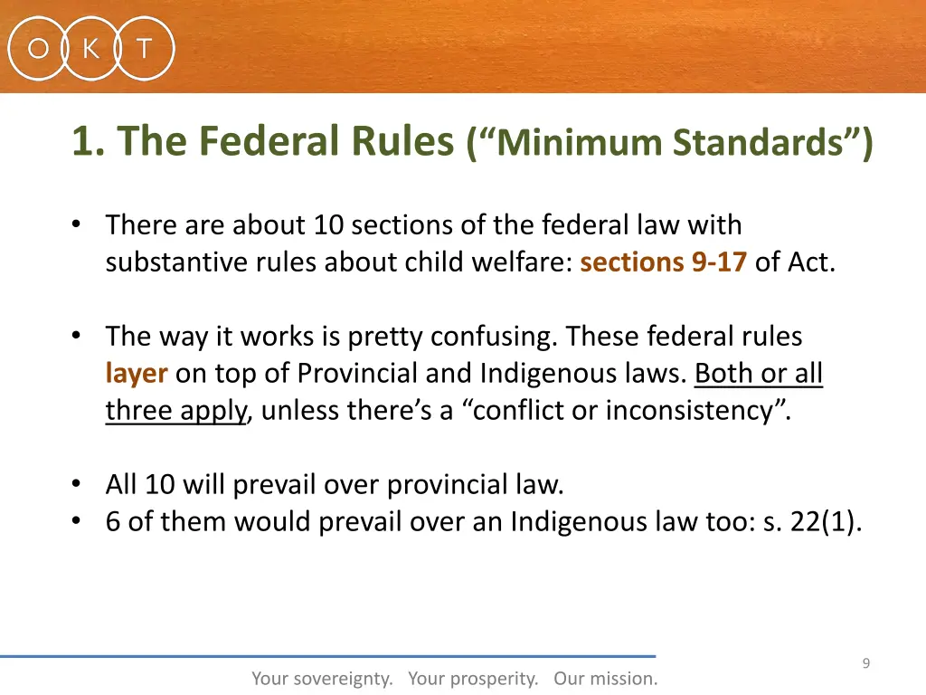 1 the federal rules minimum standards