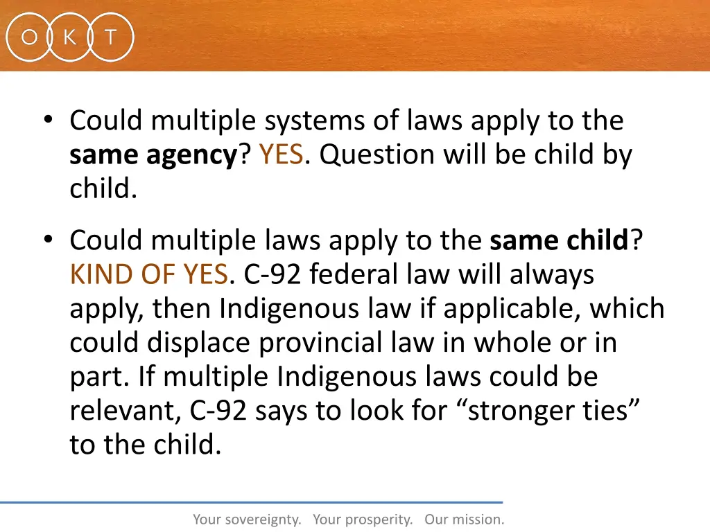 could multiple systems of laws apply to the same