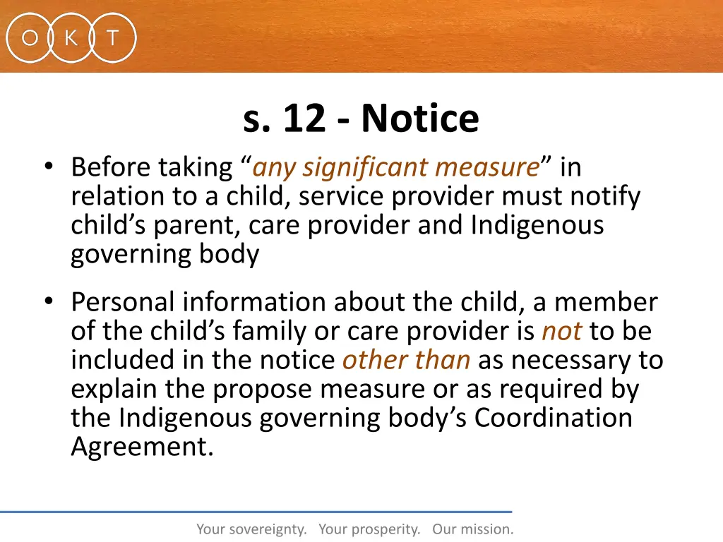 s 12 notice