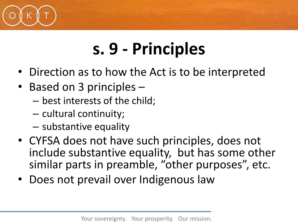 s 9 principles