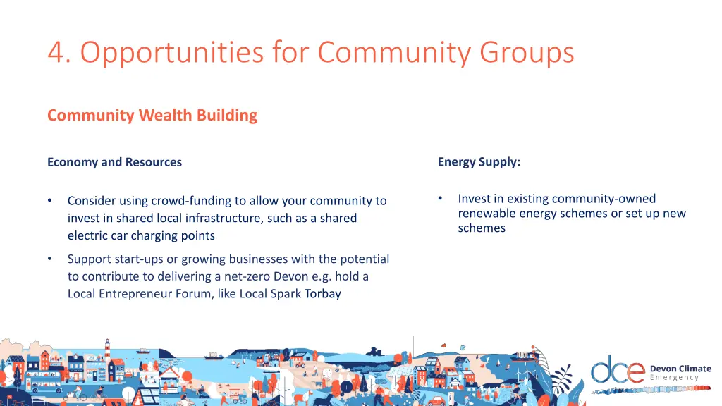 4 opportunities for community groups 4