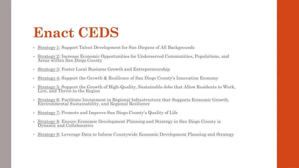 enact ceds