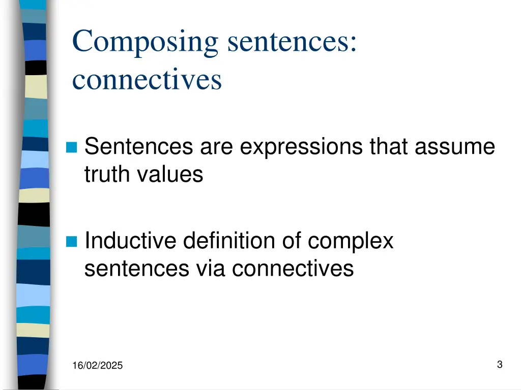composing sentences connectives