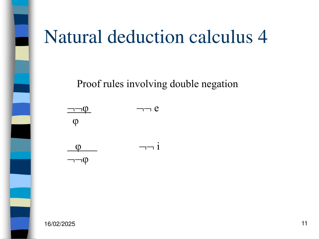natural deduction calculus 4