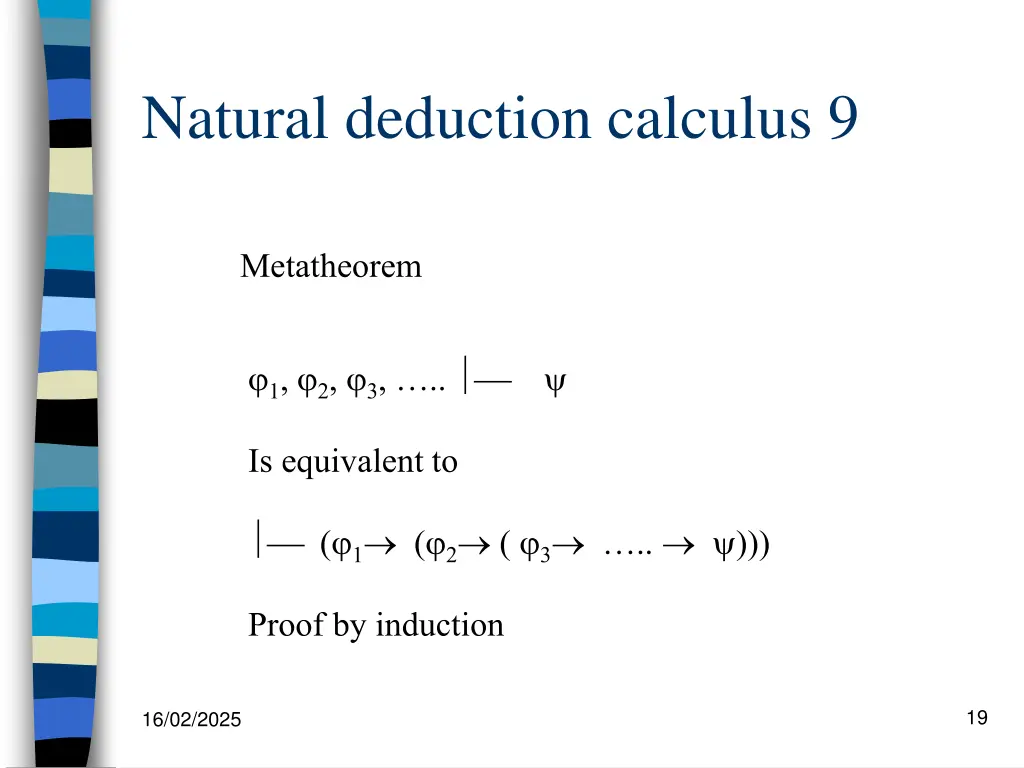 natural deduction calculus 9