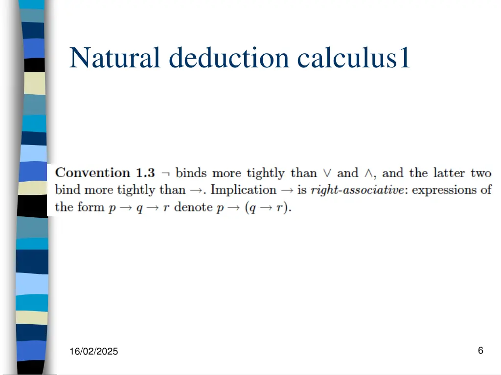 natural deduction calculus1