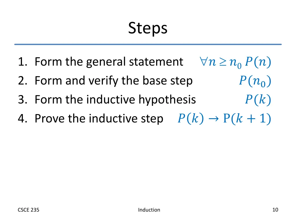 steps