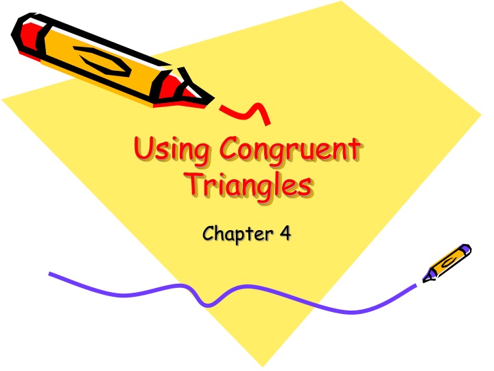 using congruent triangles