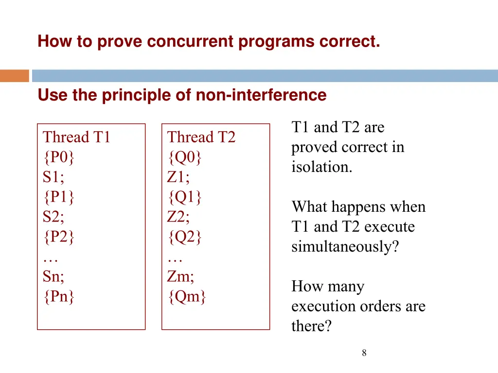 how to prove concurrent programs correct
