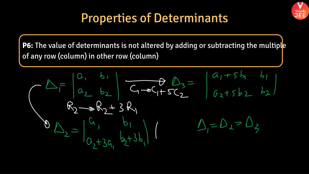 properties of determinants