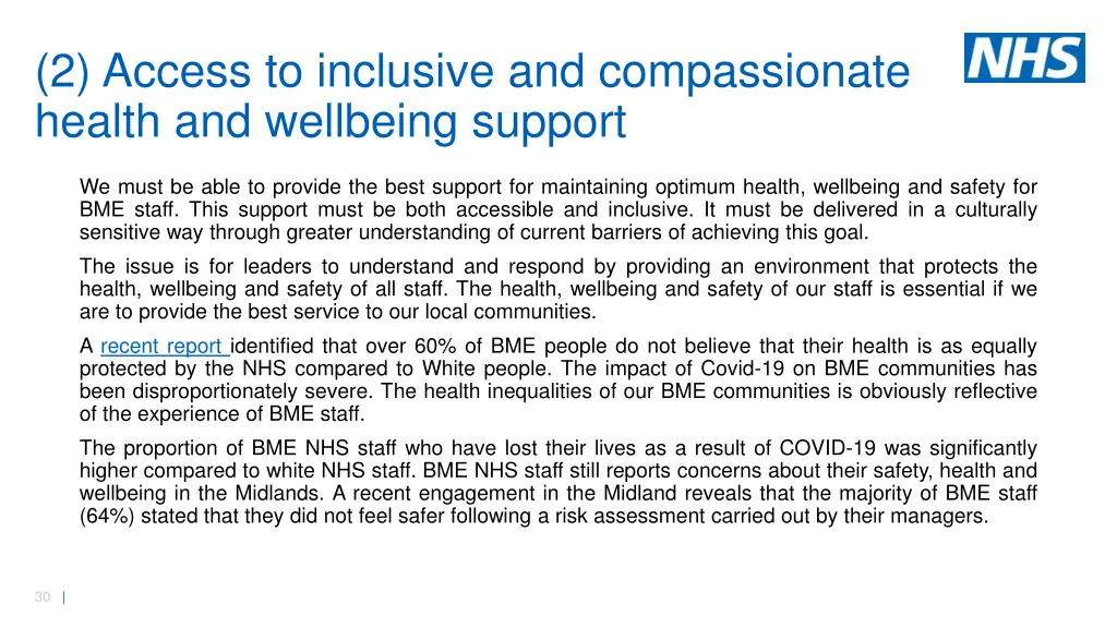2 access to inclusive and compassionate health