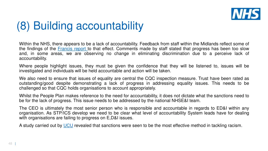8 building accountability