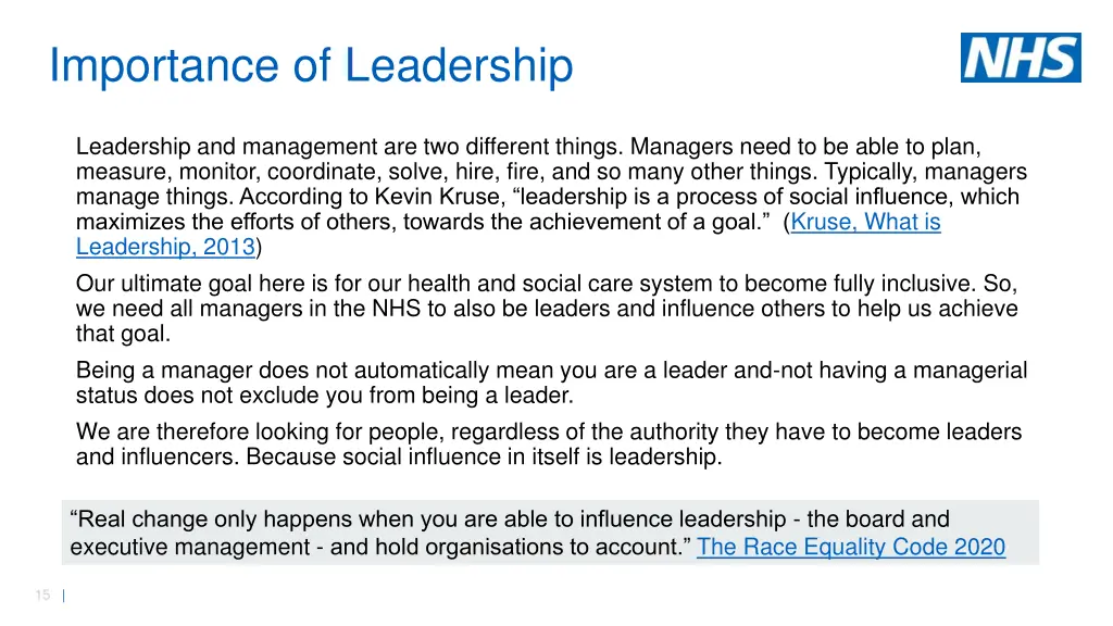 importance of leadership