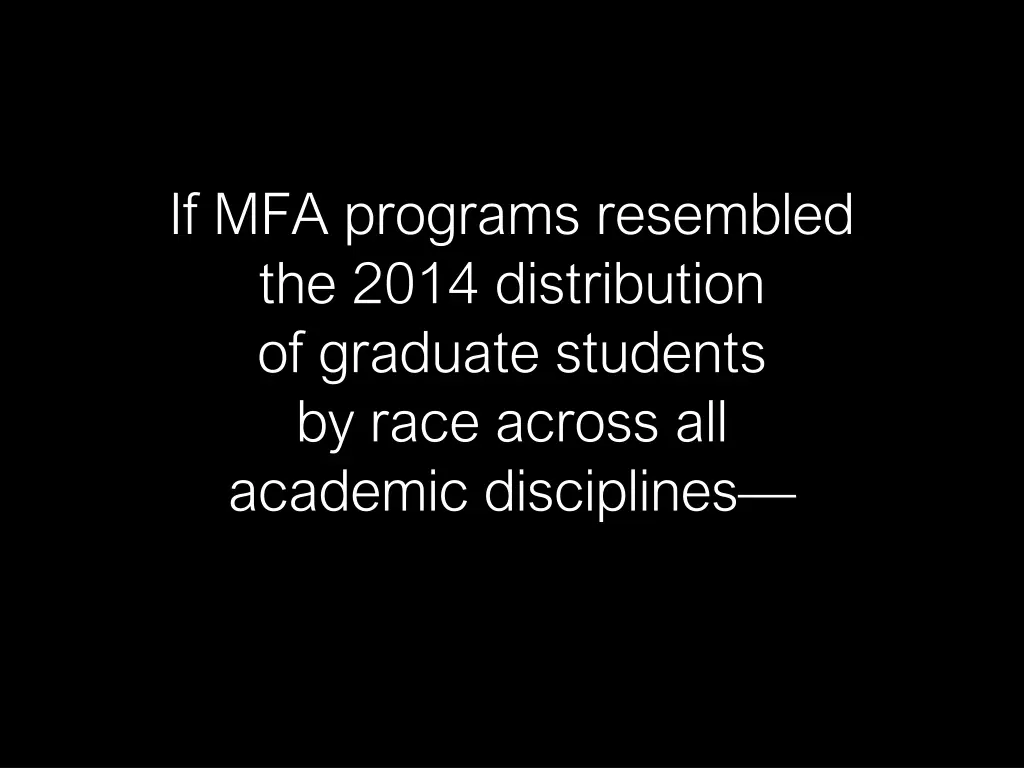 if mfa programs resembled the 2014 distribution