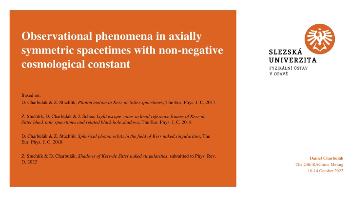 observational phenomena in axially symmetric
