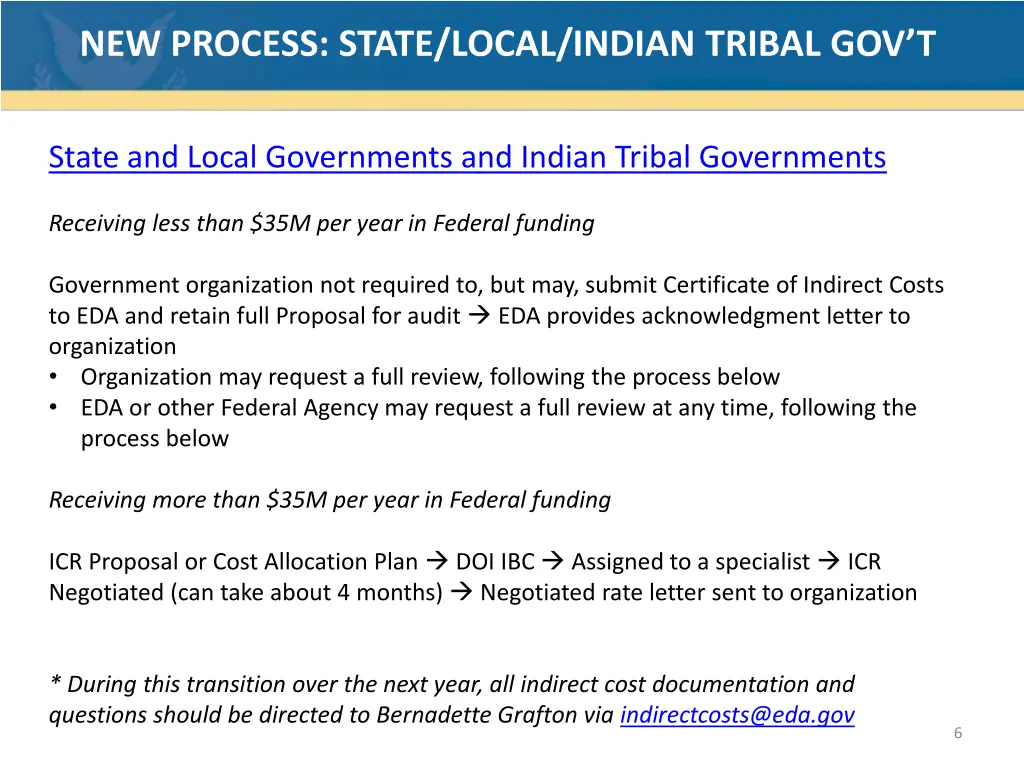 new process state local indian tribal gov t