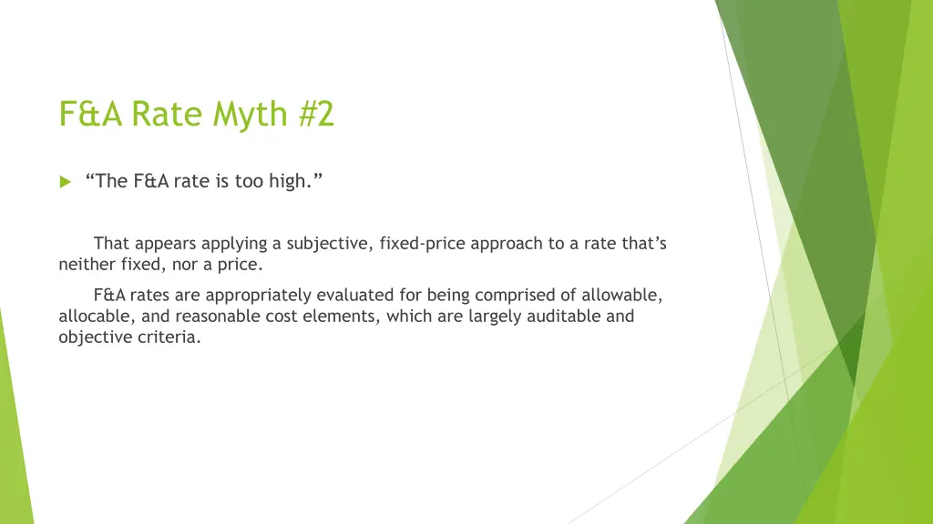 f a rate myth 2
