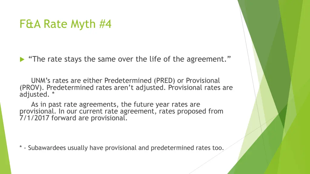 f a rate myth 4