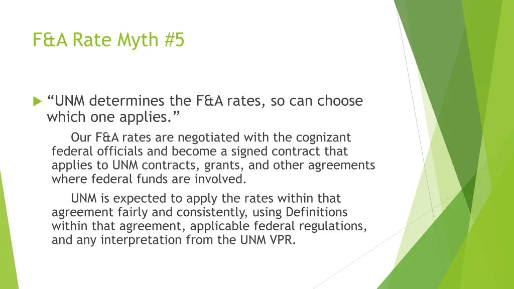 f a rate myth 5