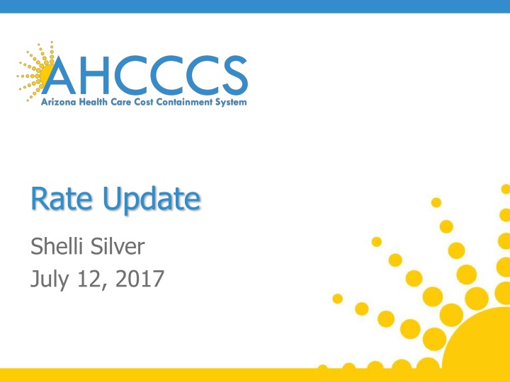 rate update