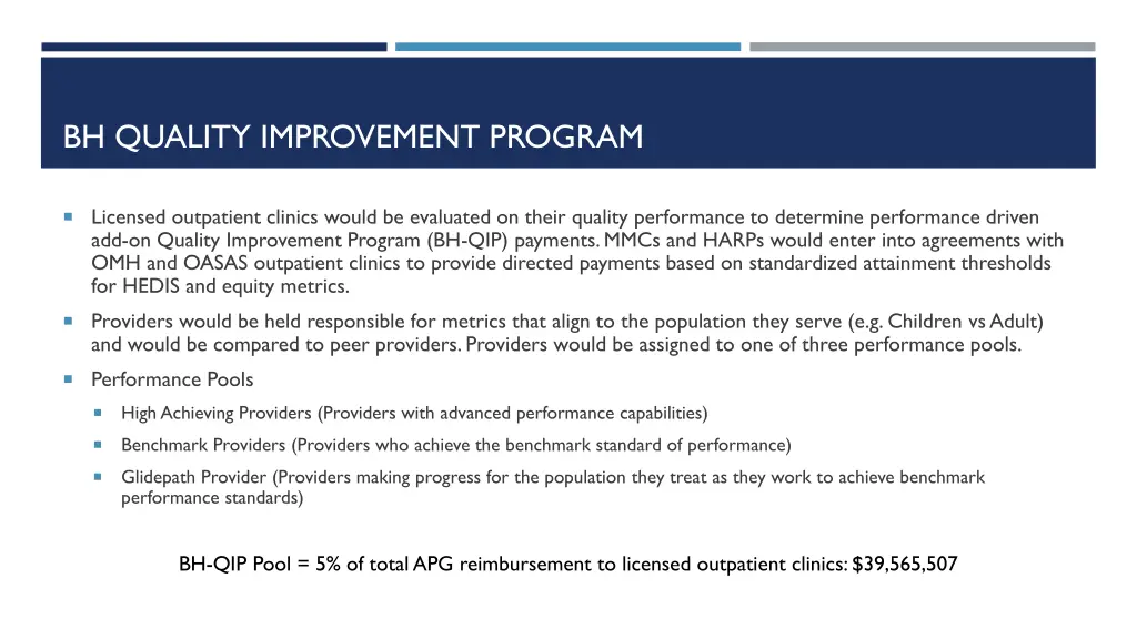 bh quality improvement program