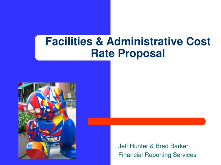 facilities administrative cost rate proposal