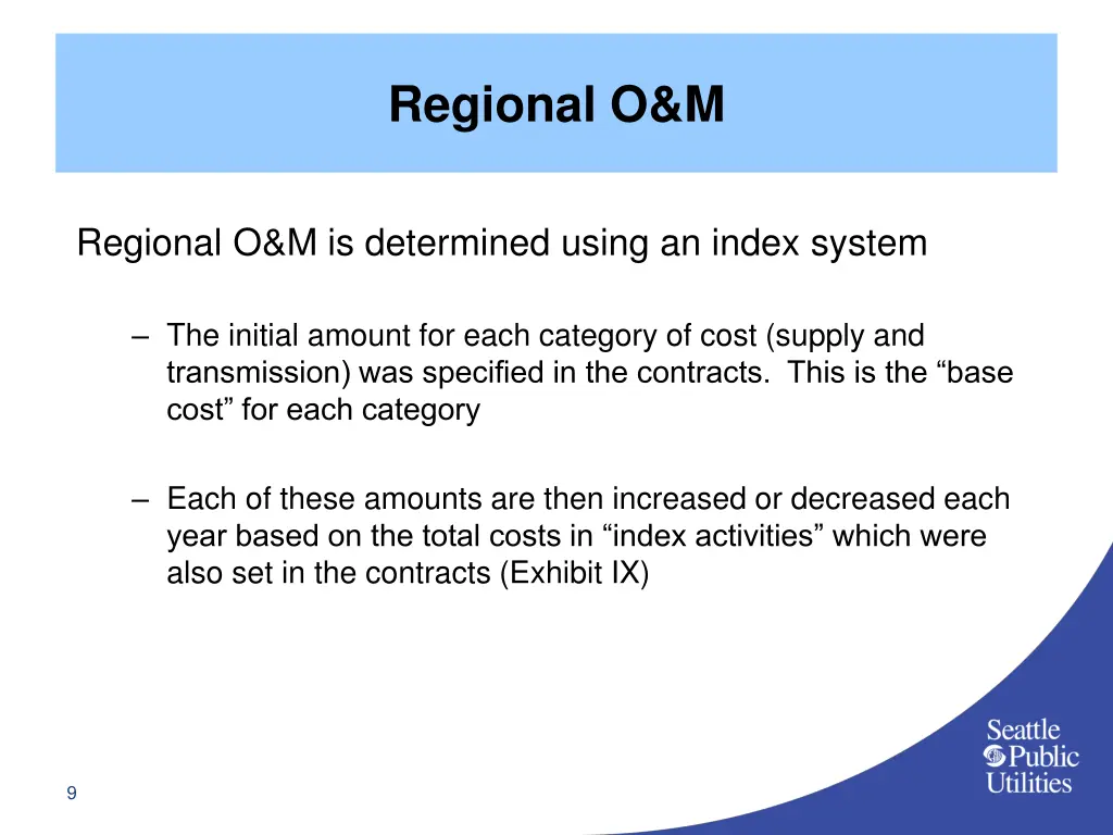 regional o m
