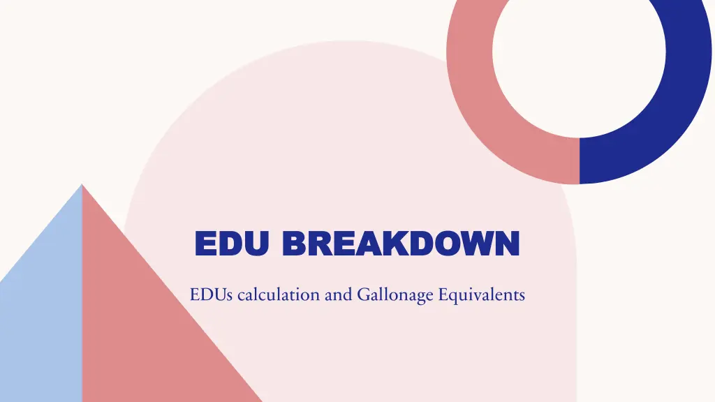 edu breakdown edu breakdown