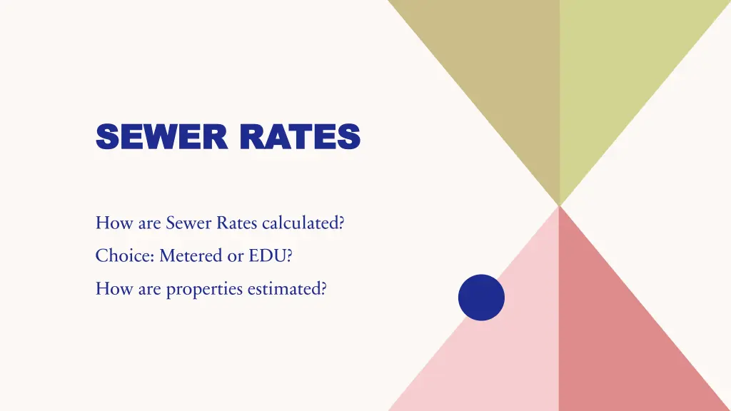 sewer rates sewer rates